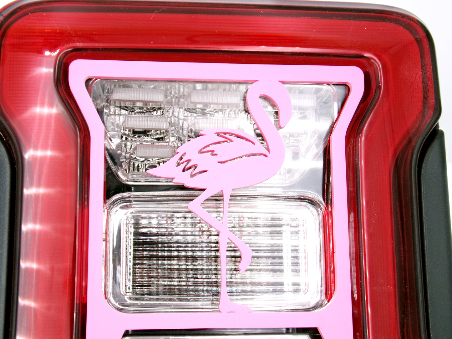 Pink flamingo brake light covers for your Wrangle JL/ with led light style