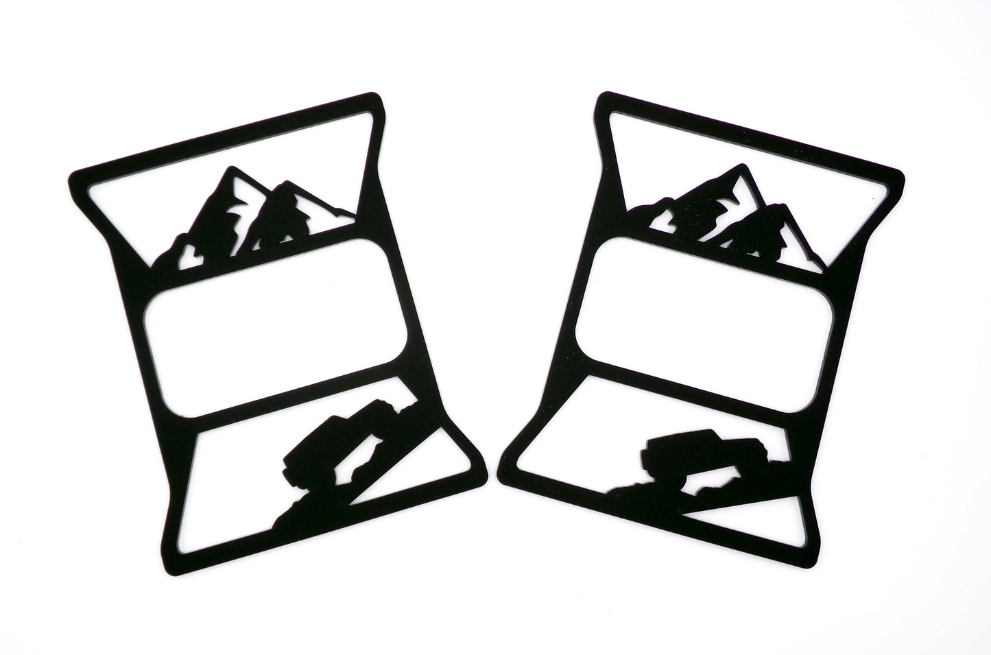 Jeep climbing mountain tail light covers