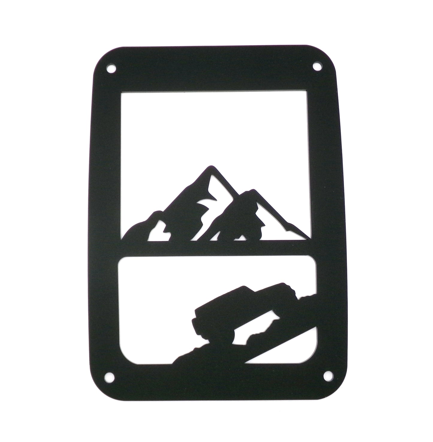 Jeep climbing mountain tail light covers