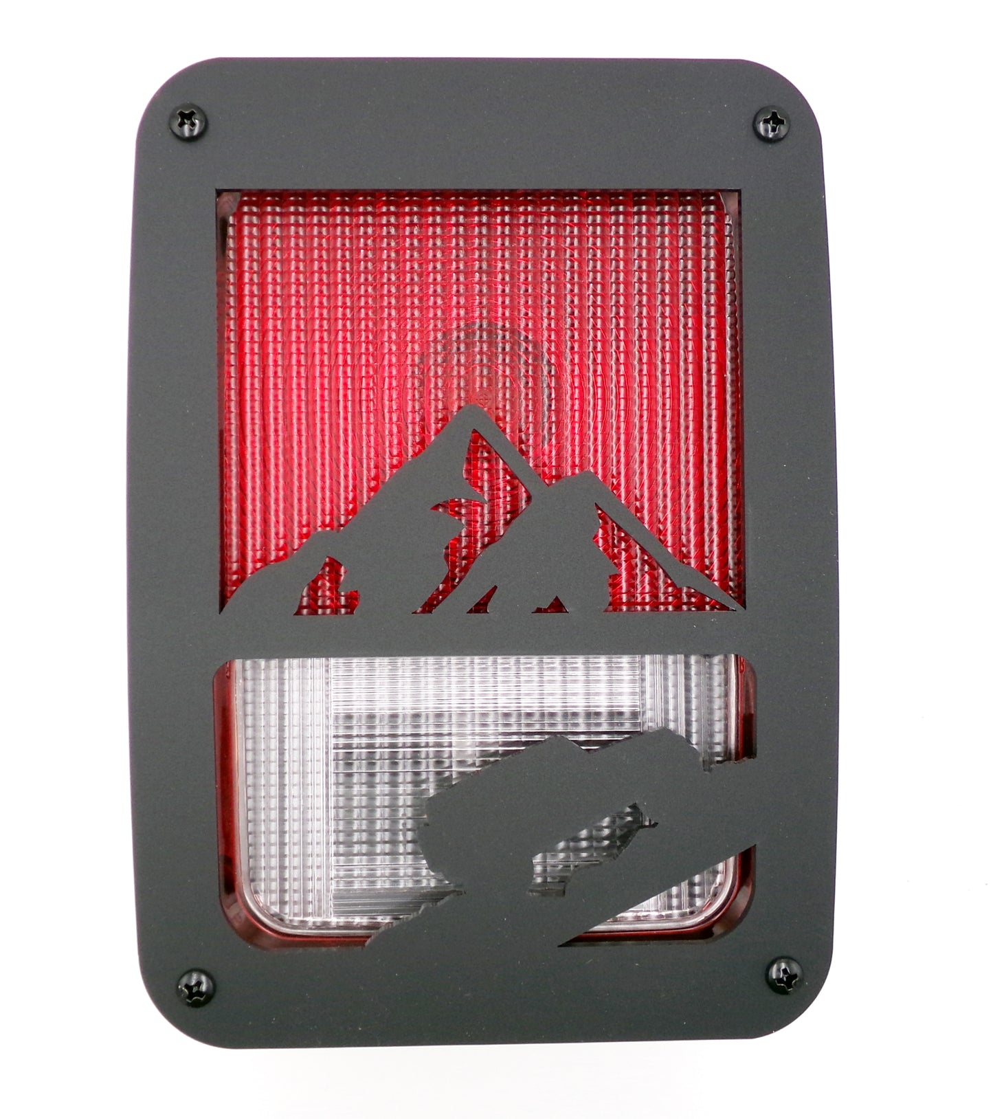 Jeep climbing mountain tail light covers