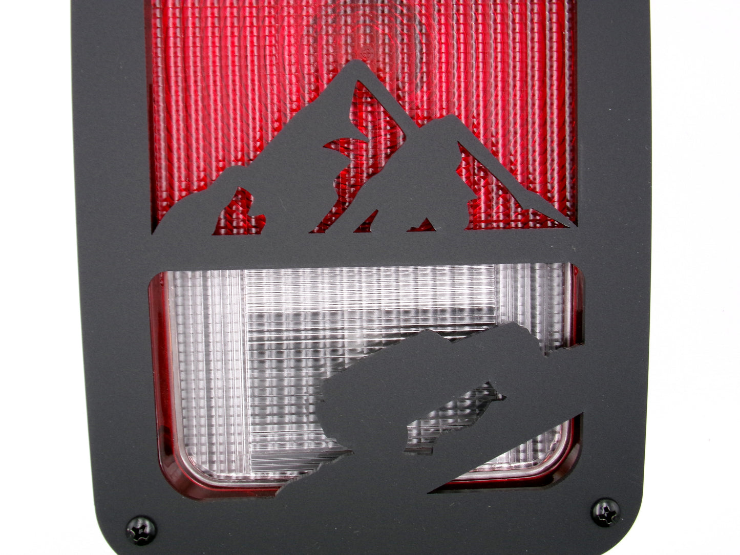 Jeep climbing mountain tail light covers