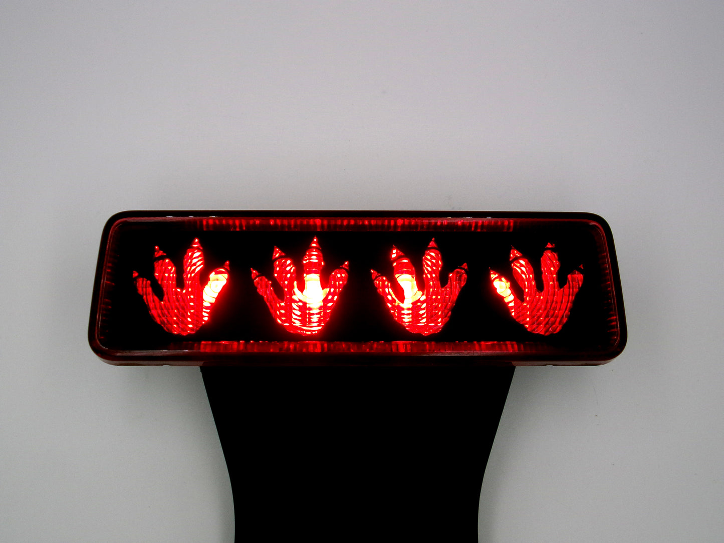 Dinosaur tracks 3rd brake stop light cover for your JK jeep