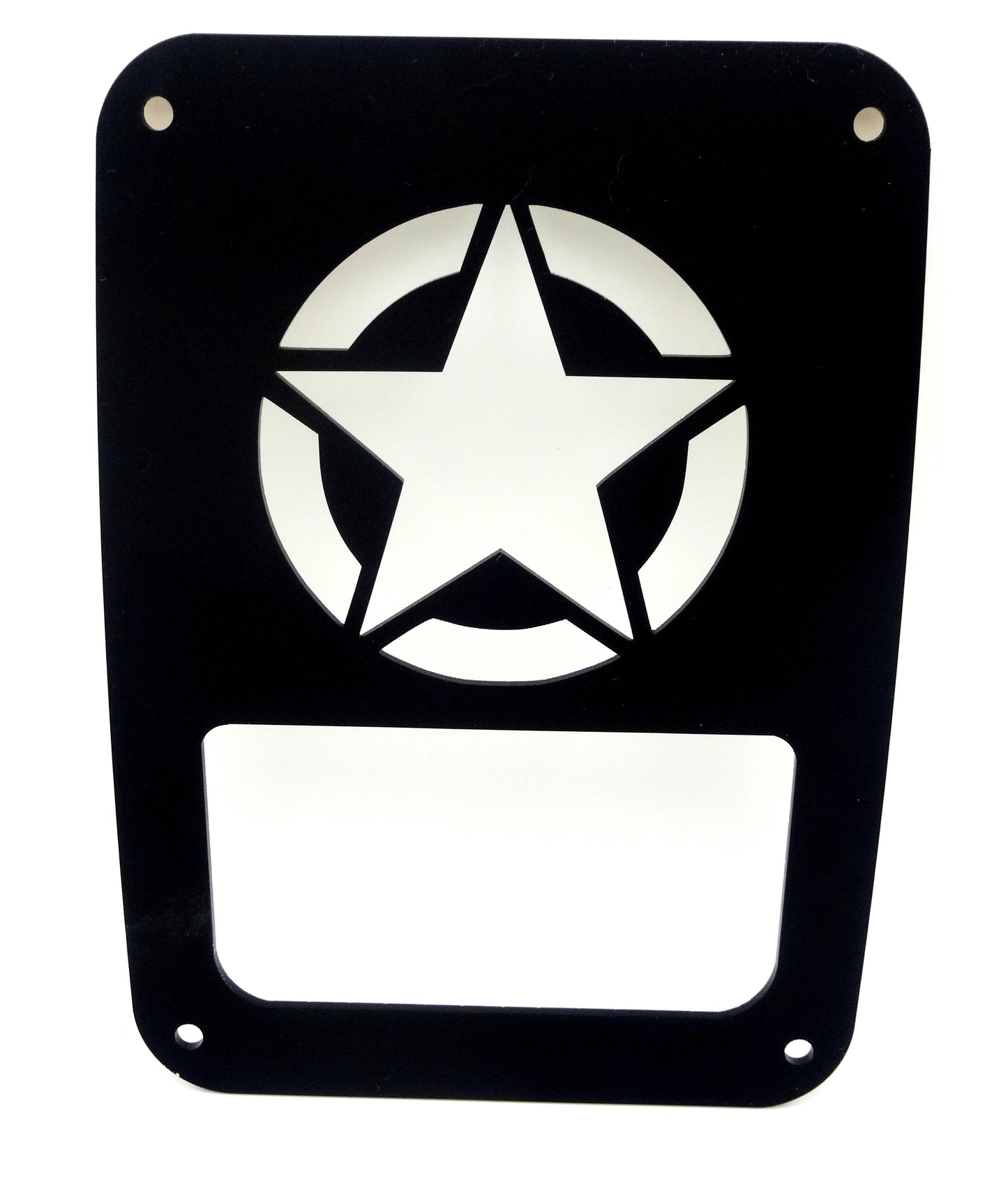 Army star brake light covers