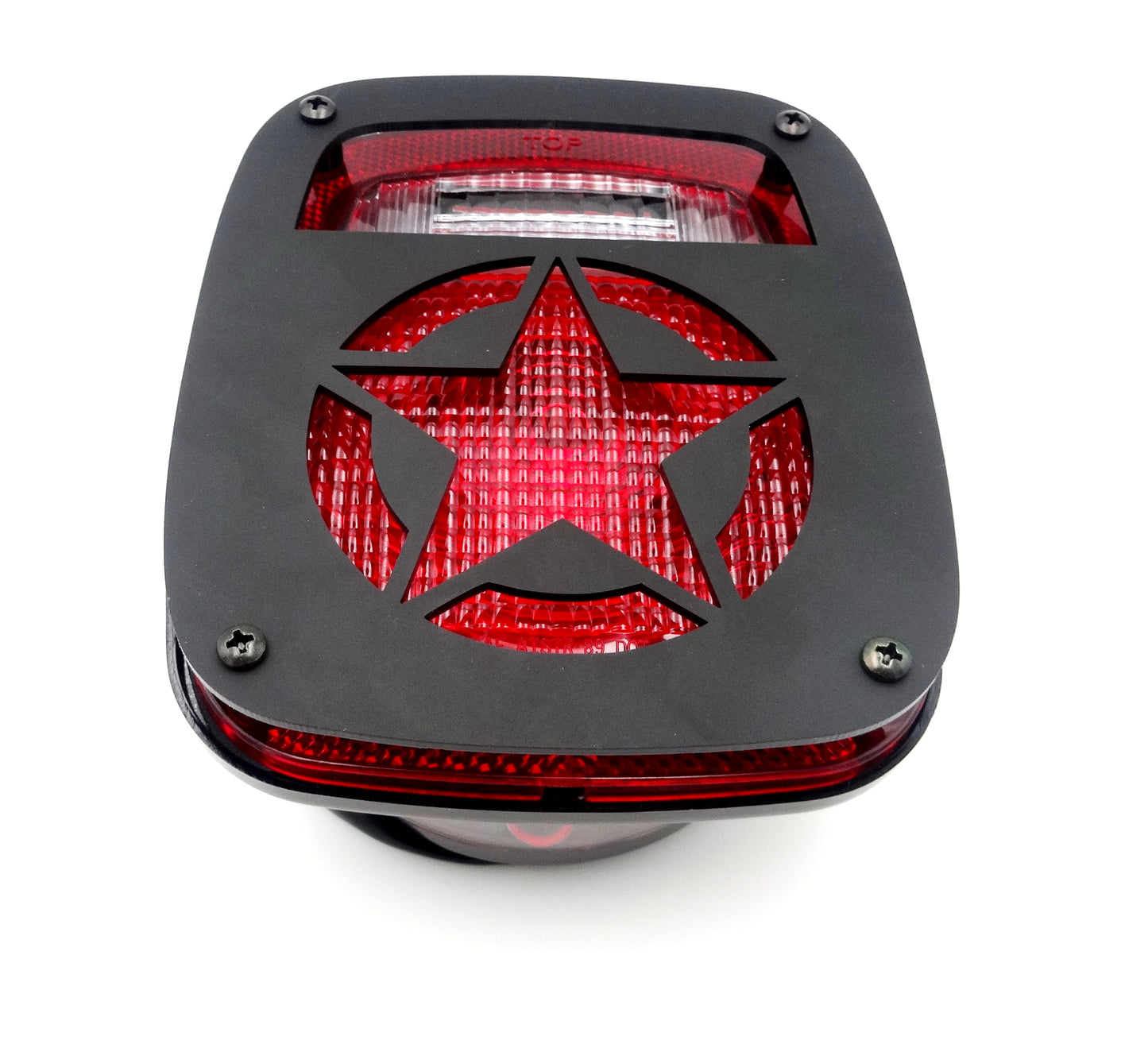 Army star design brake light covers