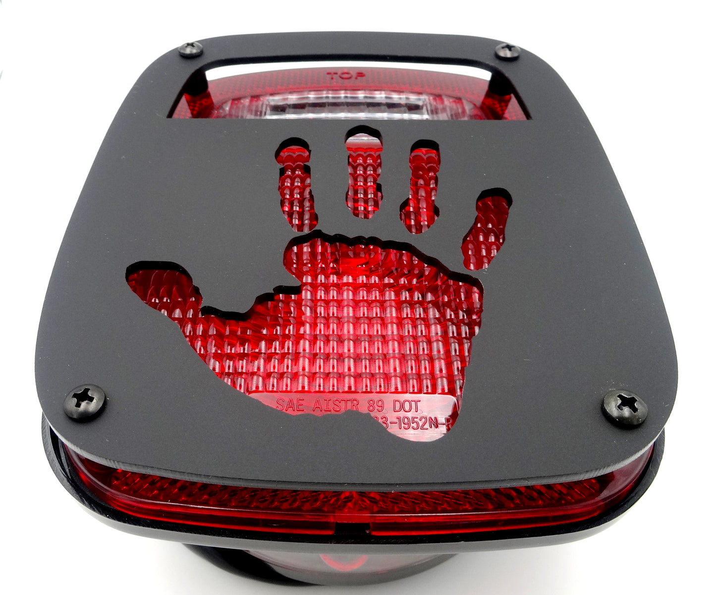 Hand Print brake light covers for your TJ jeep