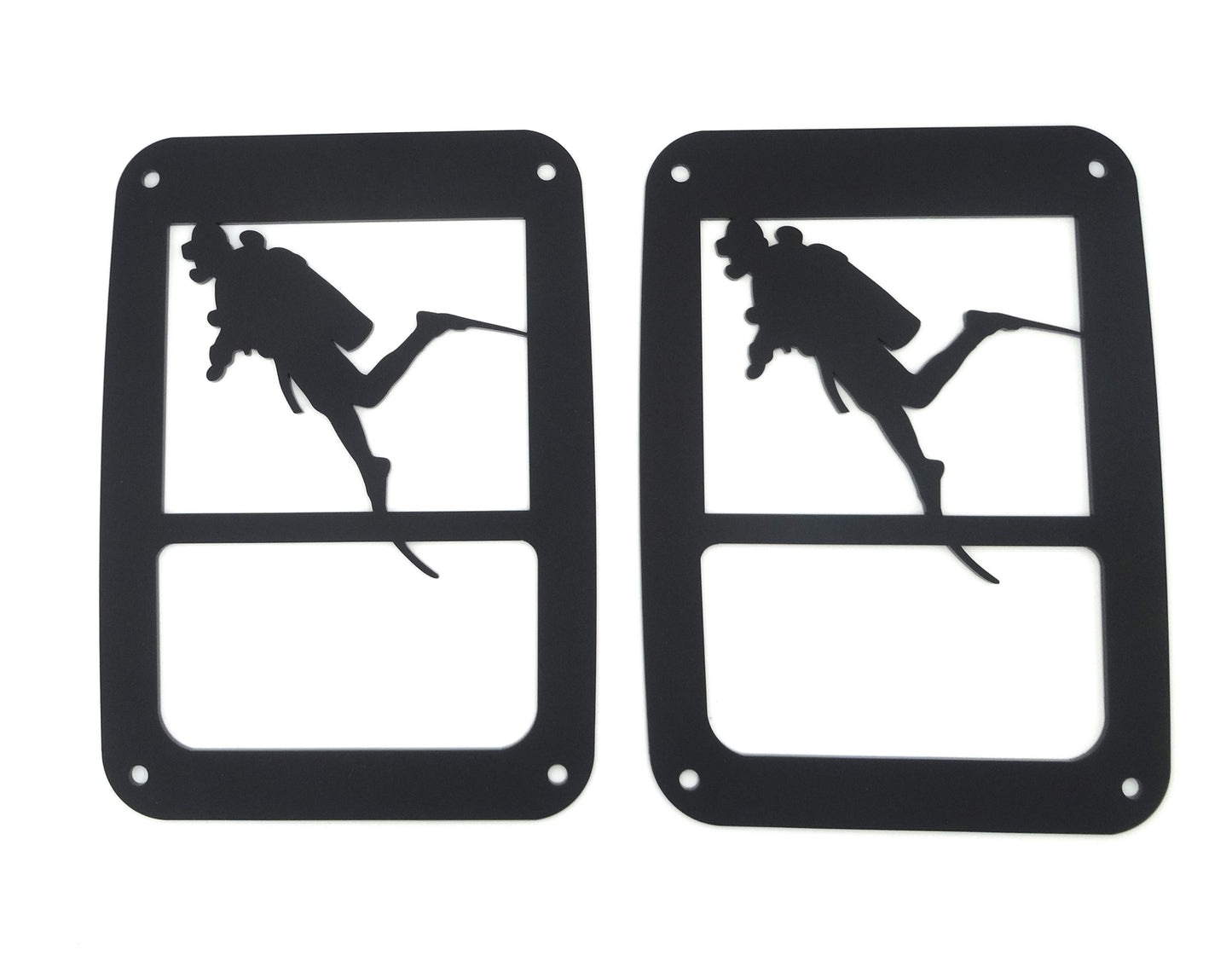 Scuba diver brake light covers