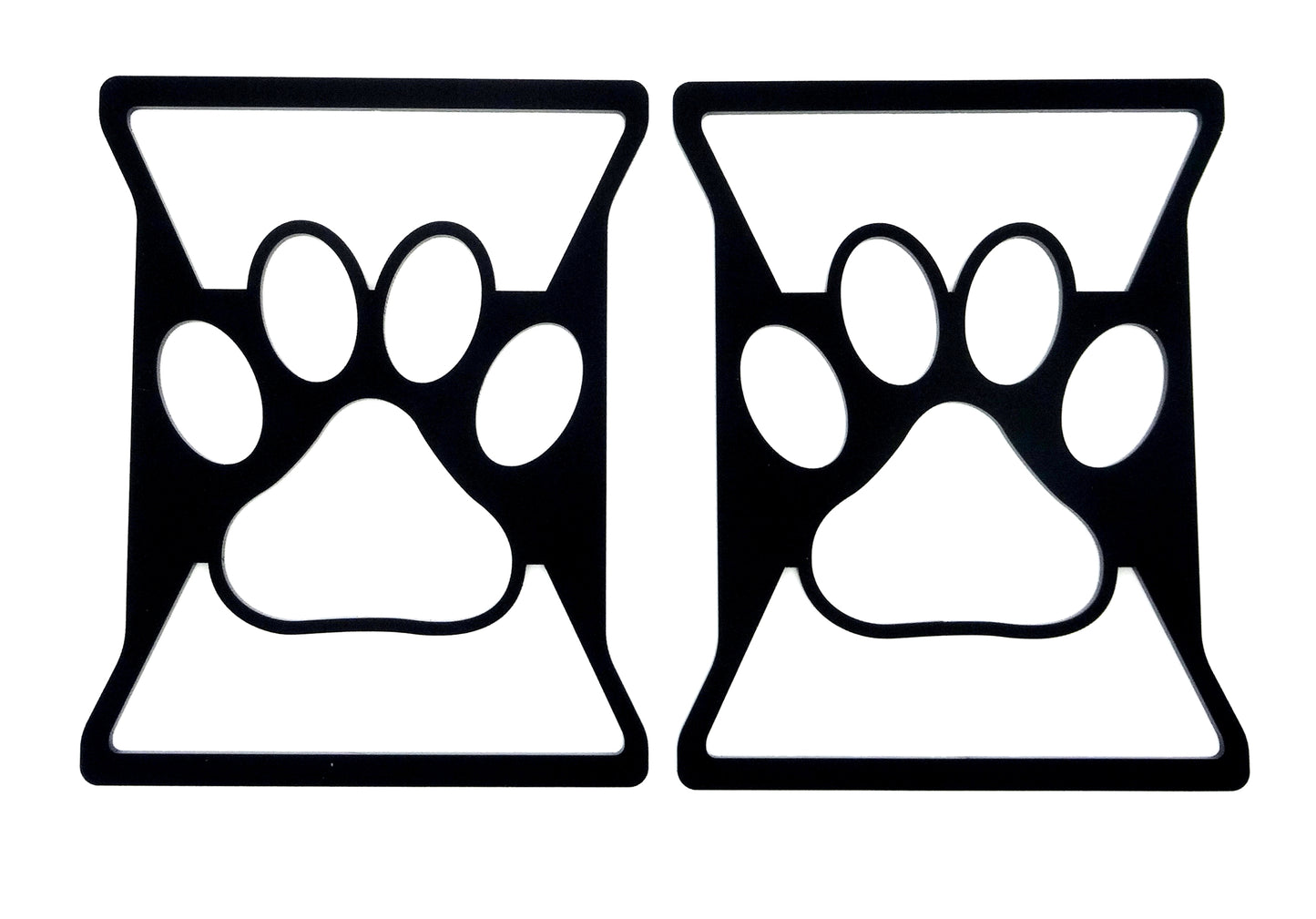 Cat / Dog / paw print brake light covers