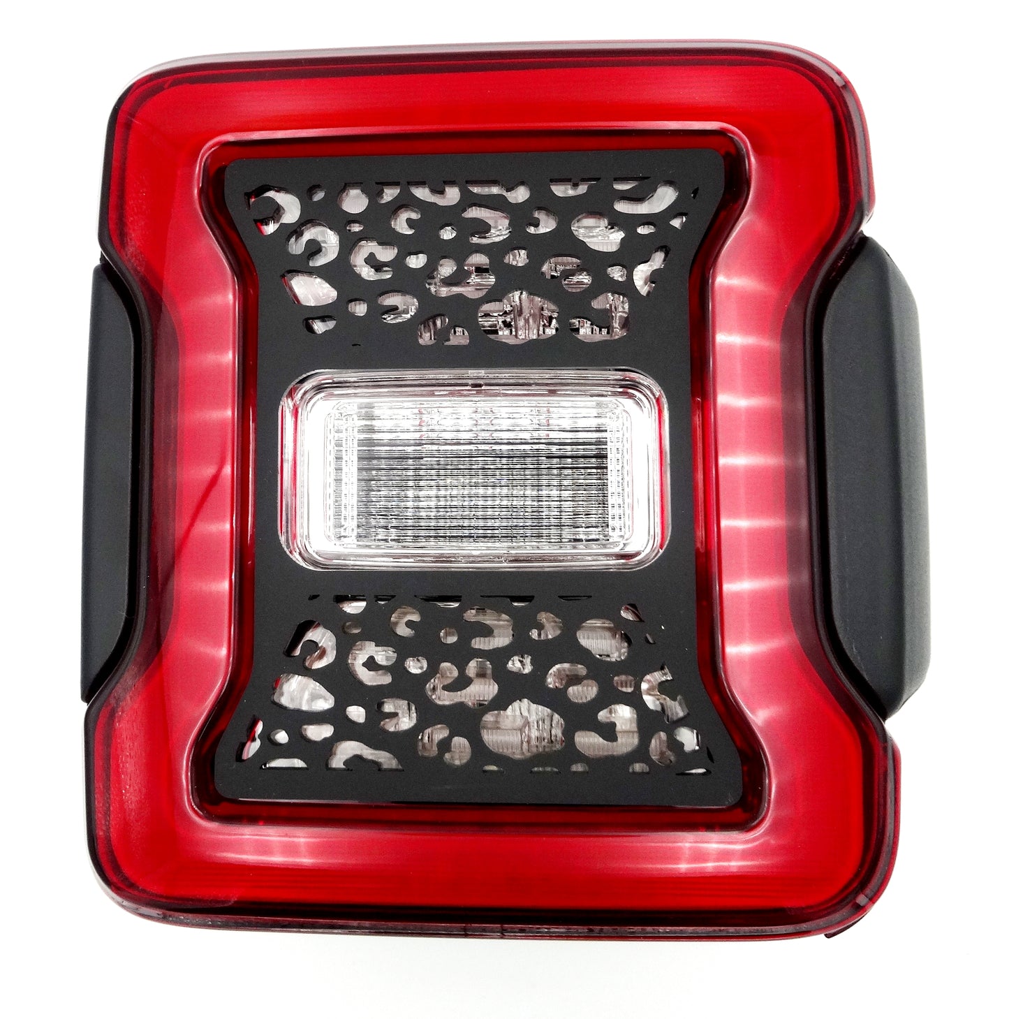 Leopard print brake light covers