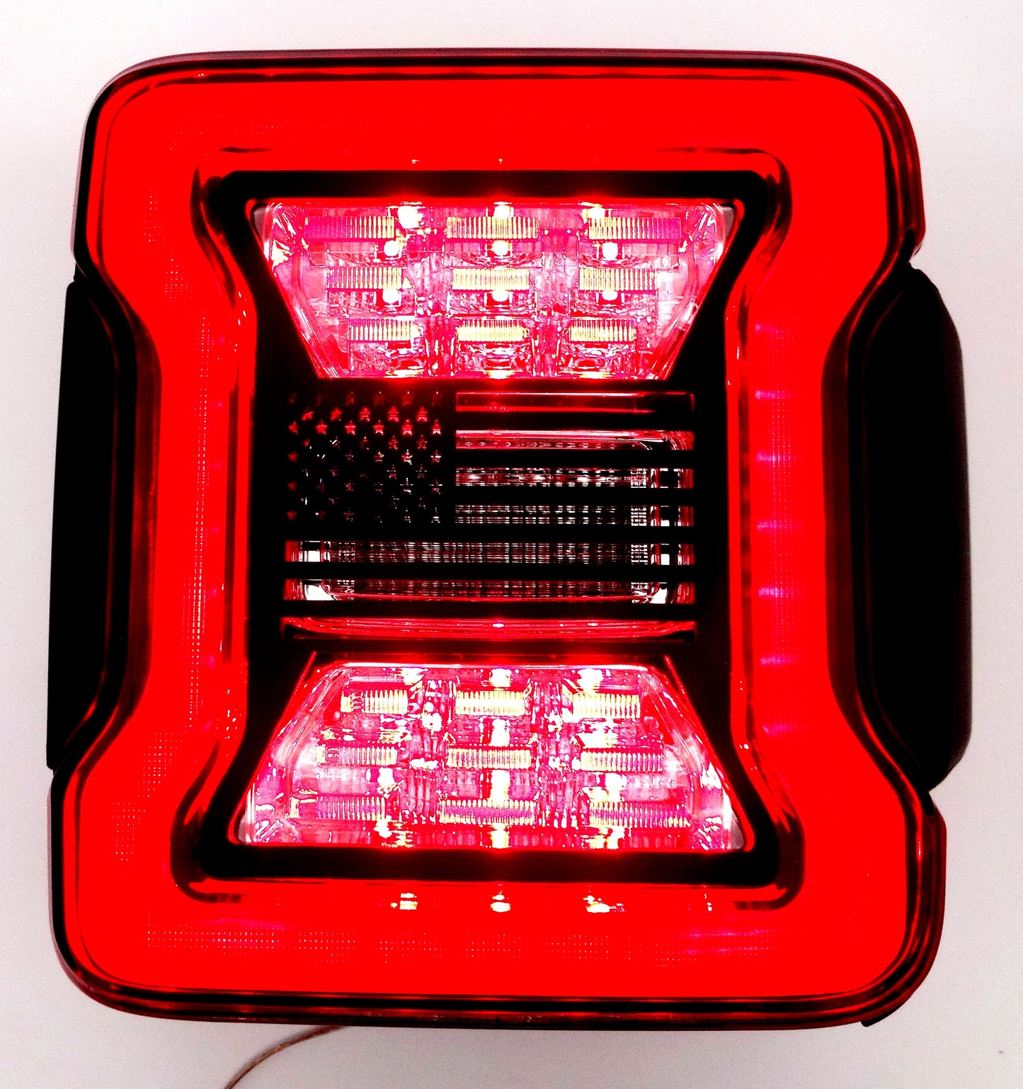 USA flag brake light covers