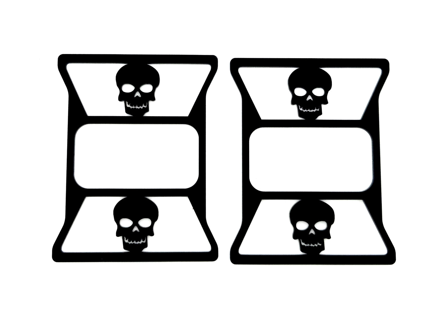Skull brake light covers