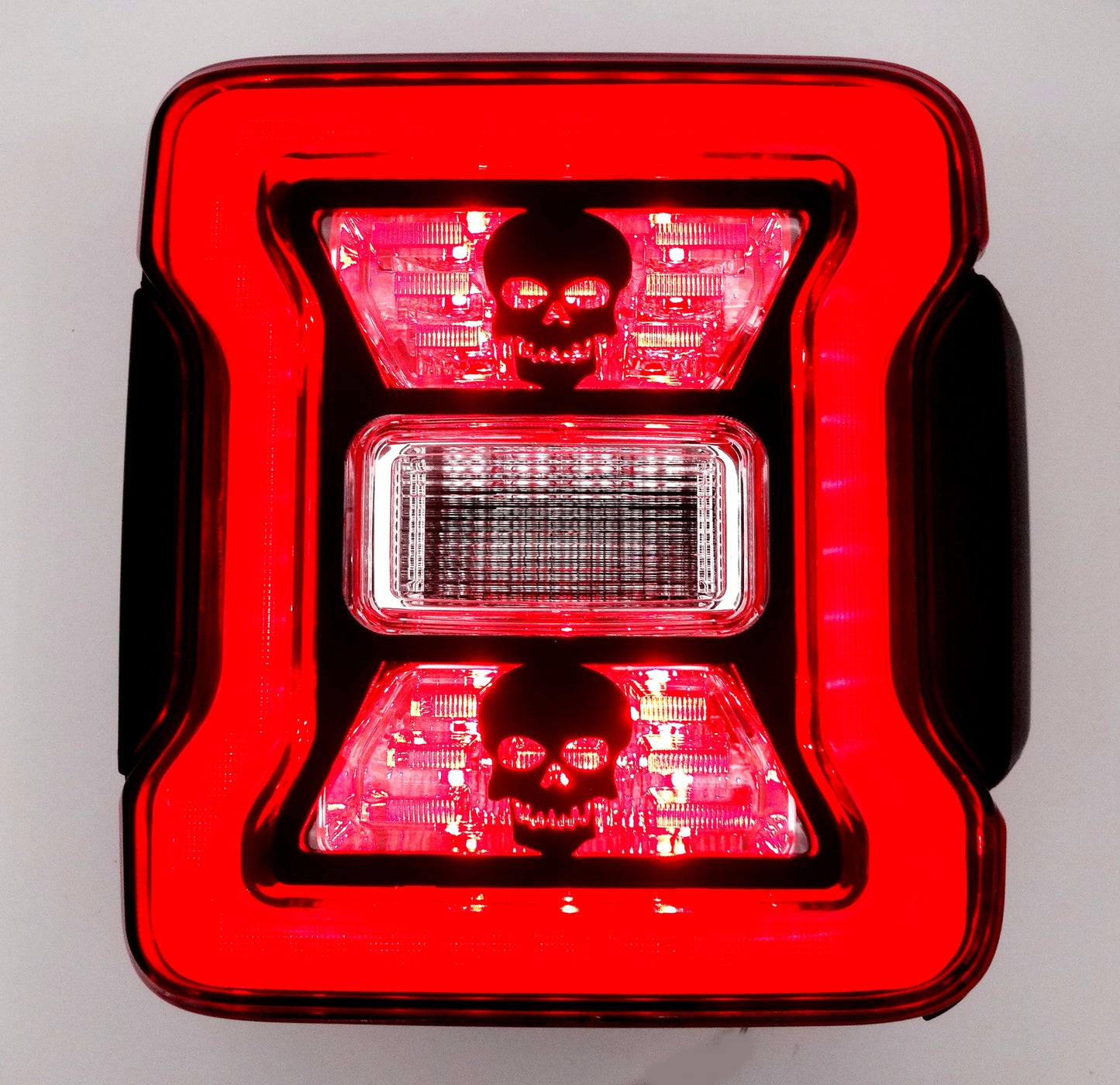 Skull brake light covers