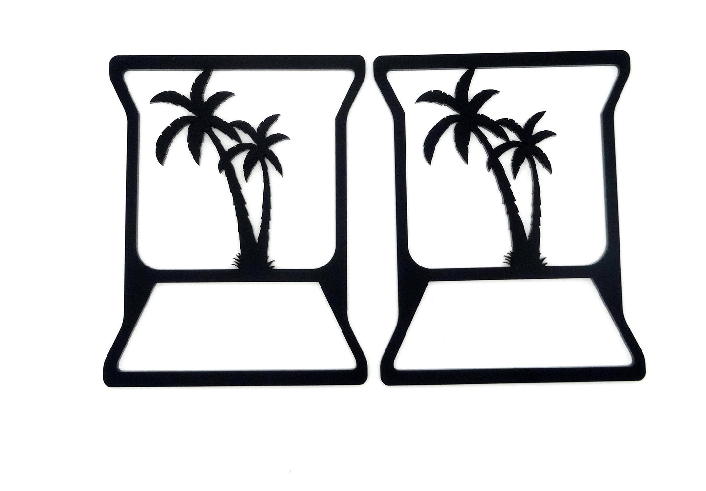 Palm tree brake light covers