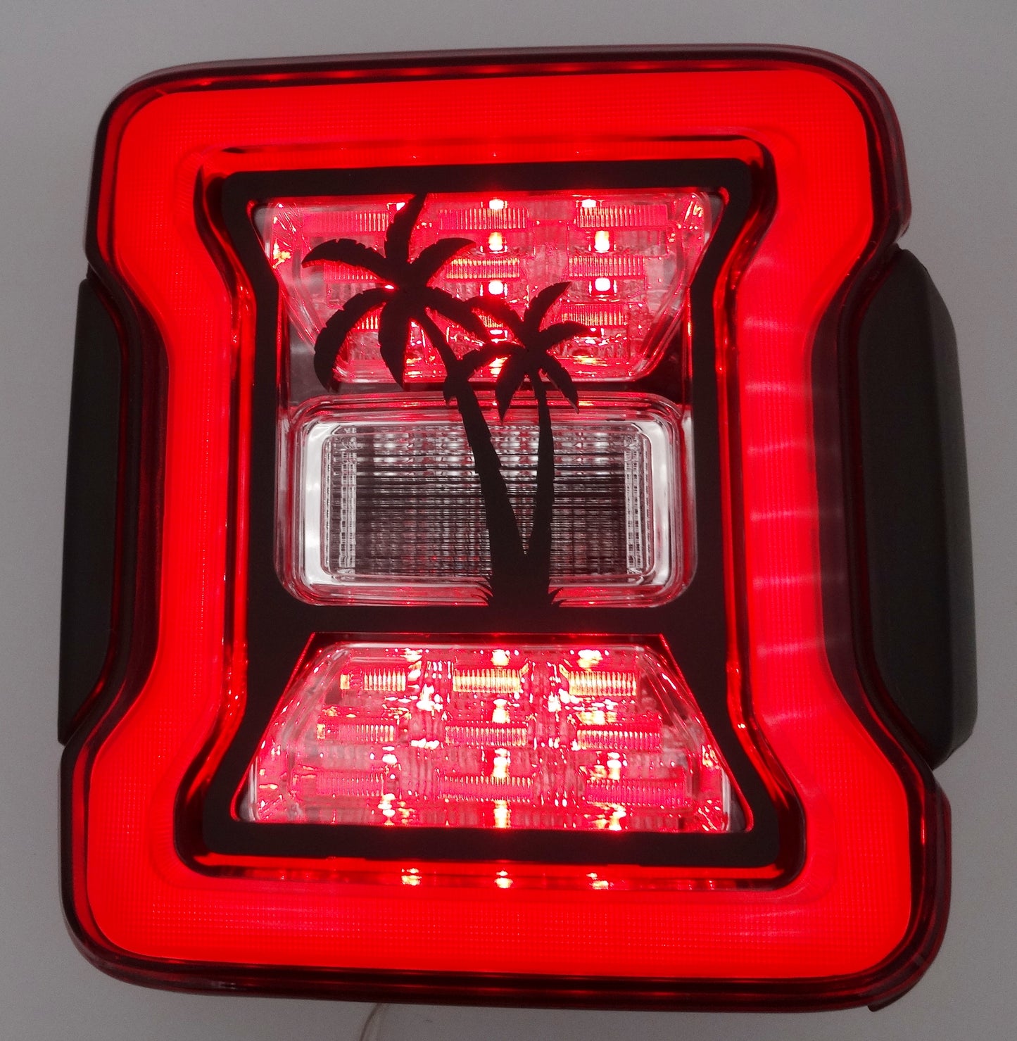 Palm tree brake light covers