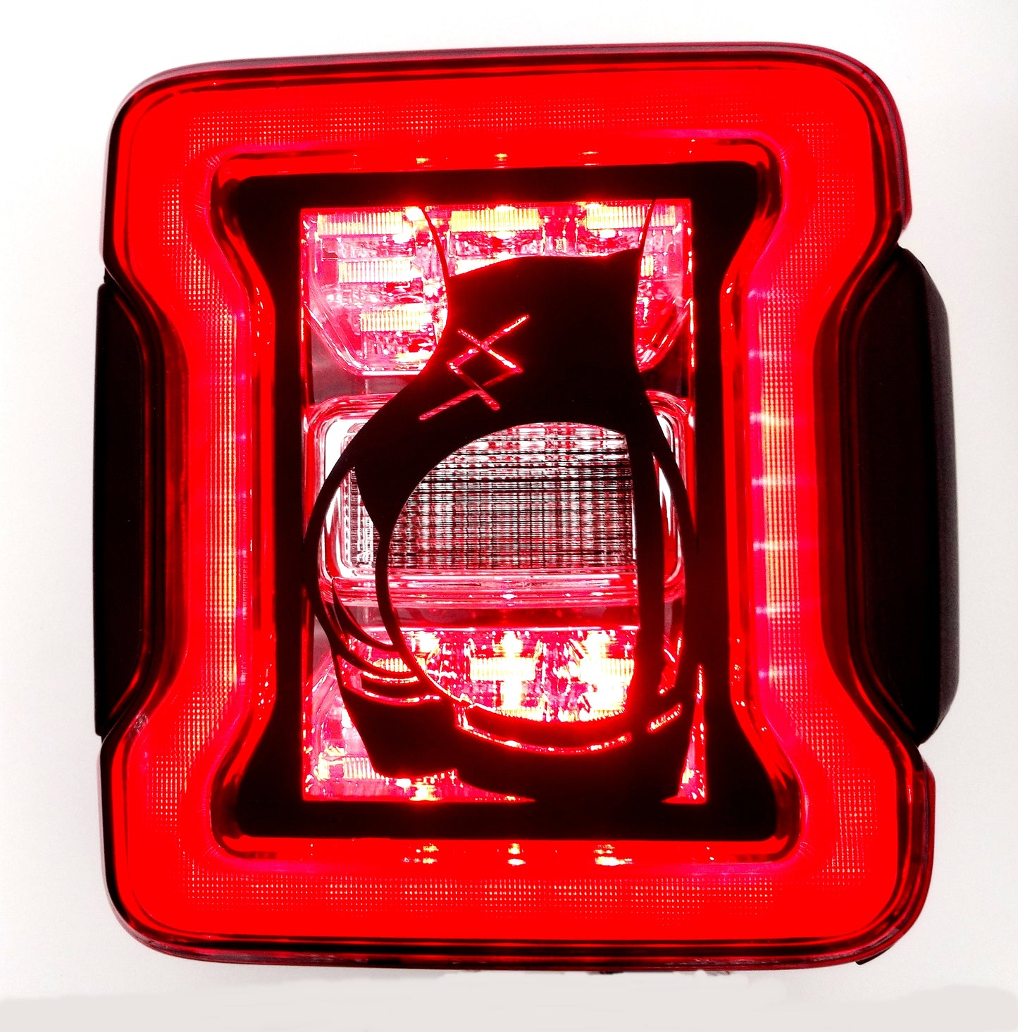 Woman's sexy butt brake light covers