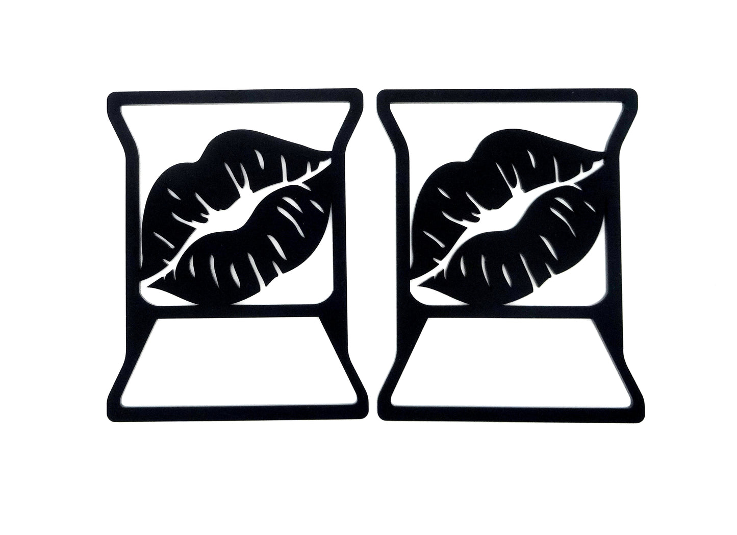 Kiss lips brake light covers