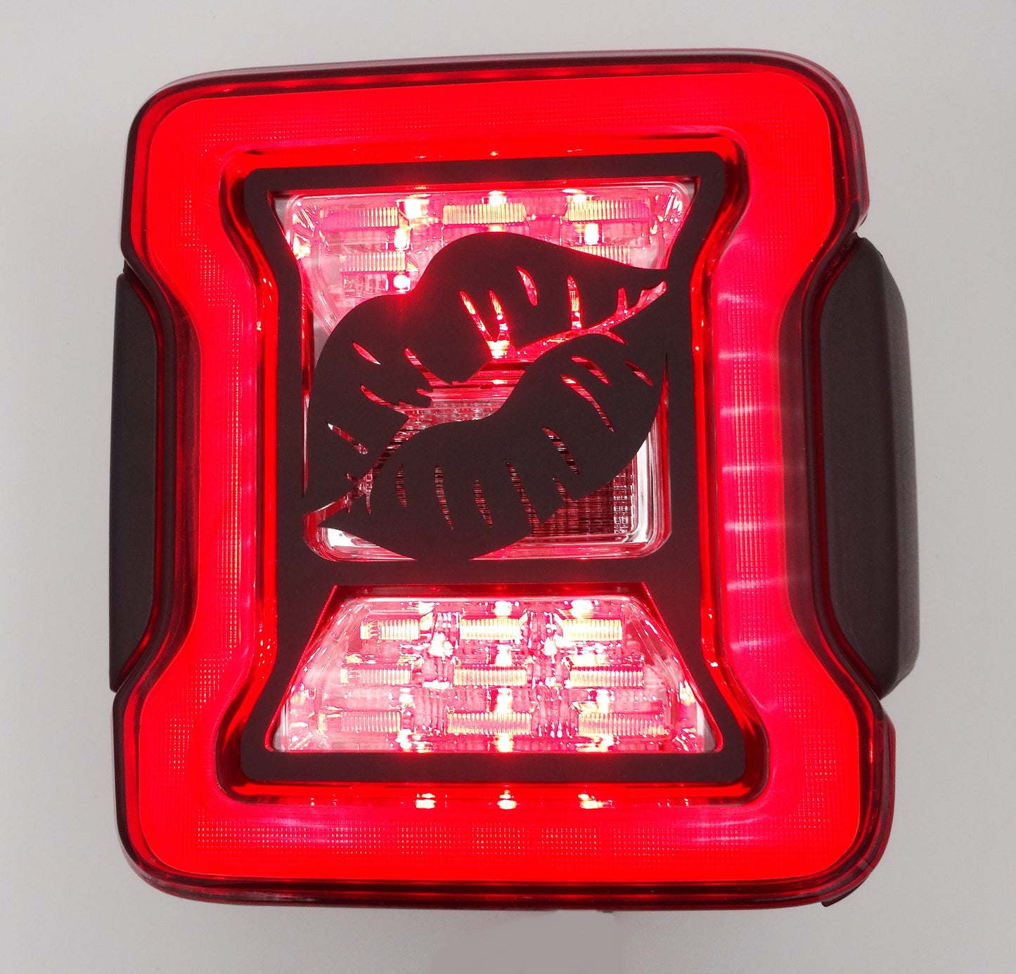 Kiss lips brake light covers