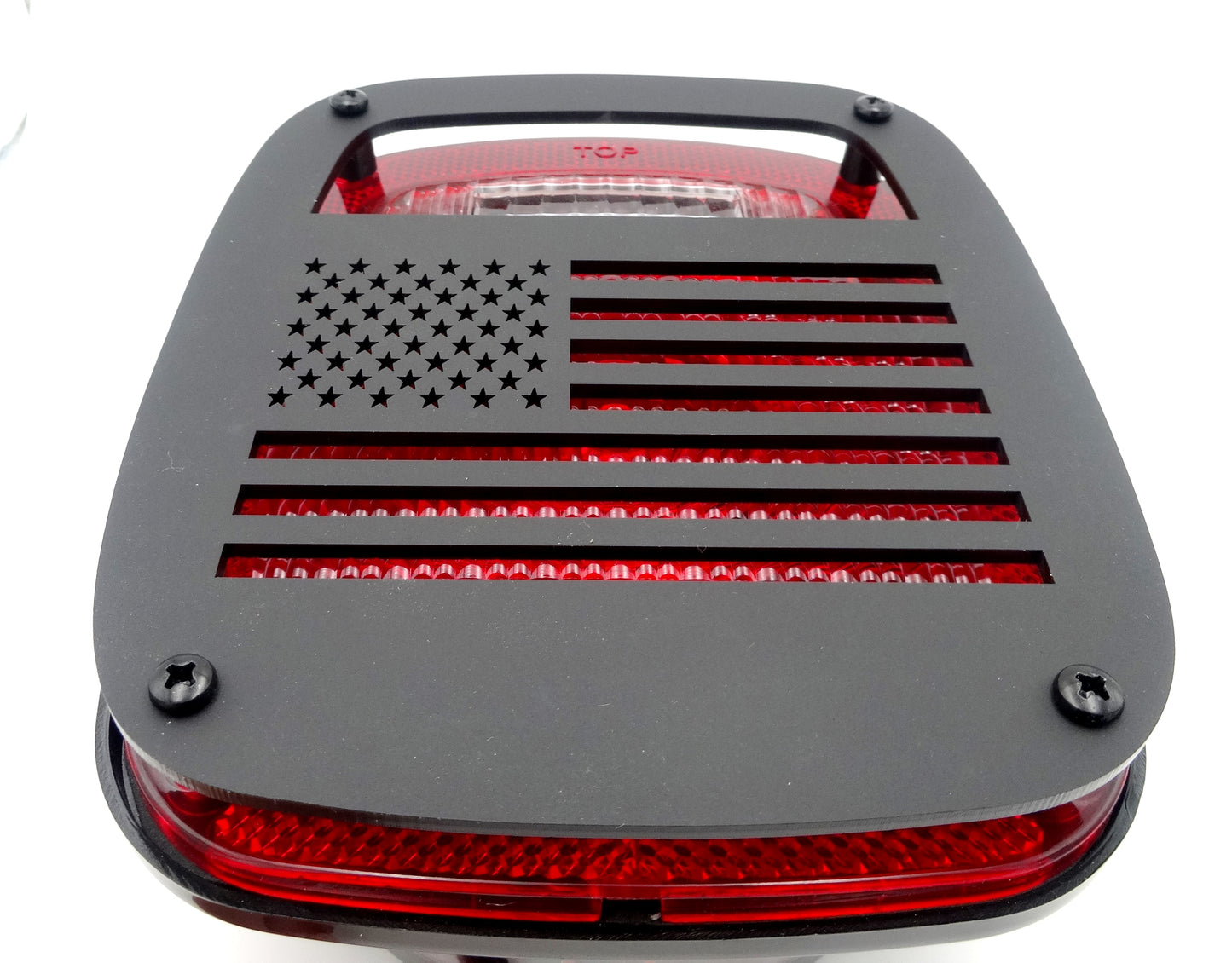 American Flag brake light covers for your TJ jeep