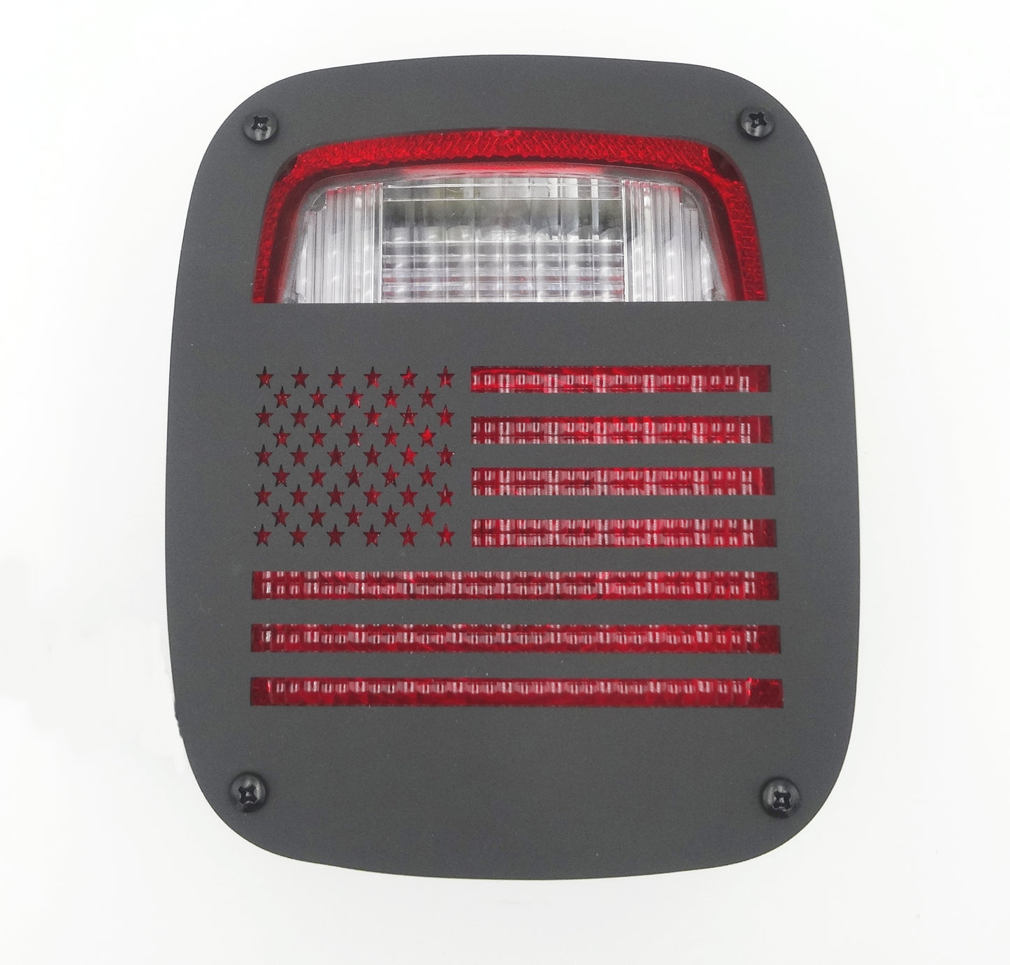 American Flag brake light covers for your TJ jeep
