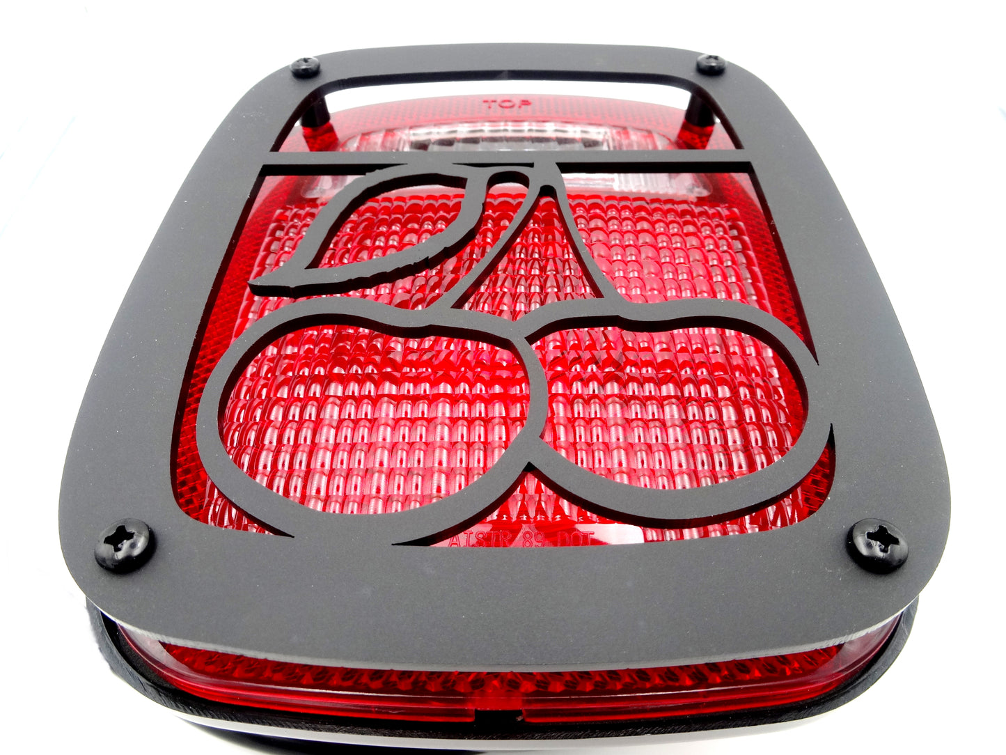 Cherry brake light covers for your TJ jeep