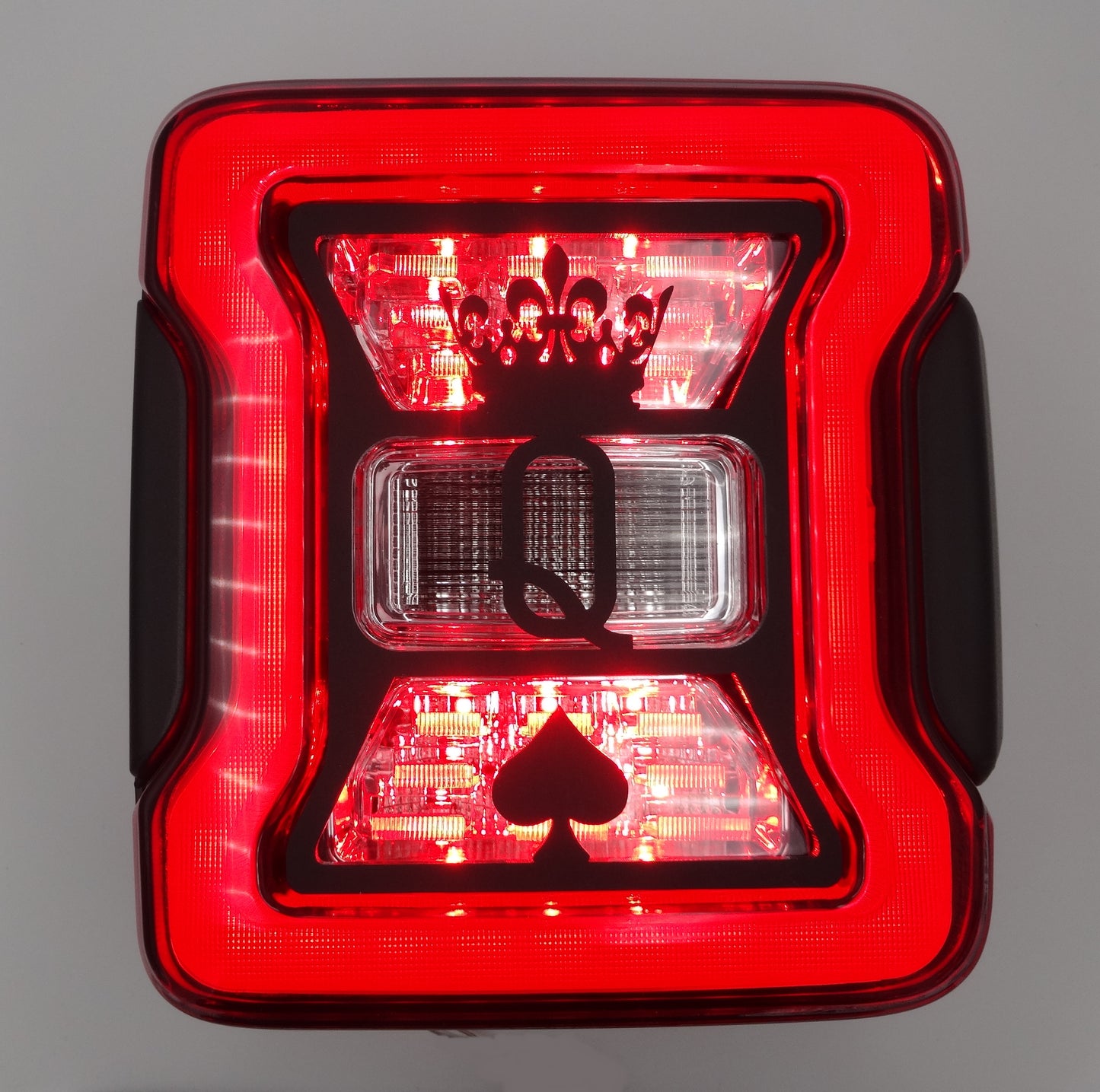 Queen of spades brake light covers
