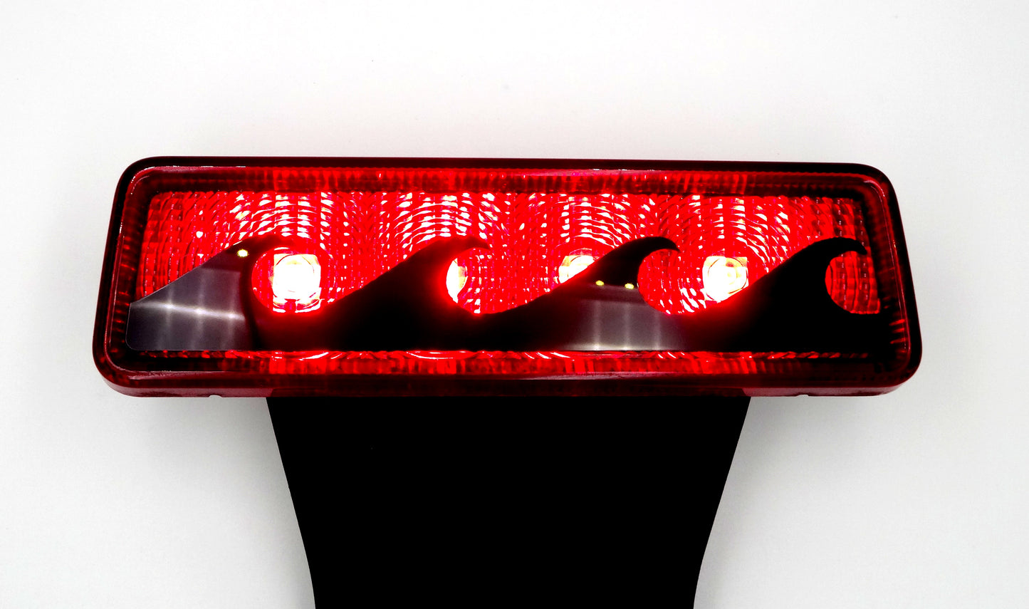 Waves design 3rd stop light cover / fits 01-2017 Jk jeeps