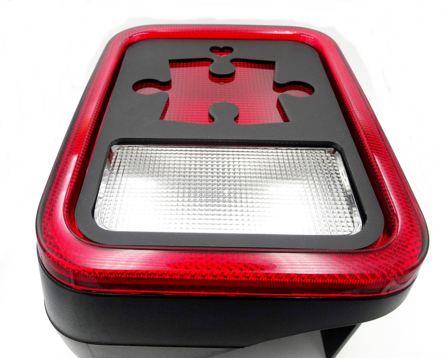 Autism puzzel piece brake light covers for your jeep gladiator / halogen light style