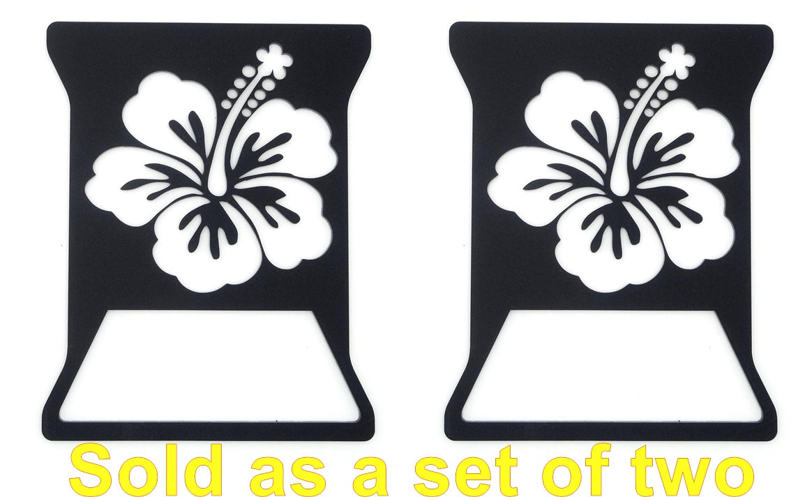 Hibiscus brake light covers