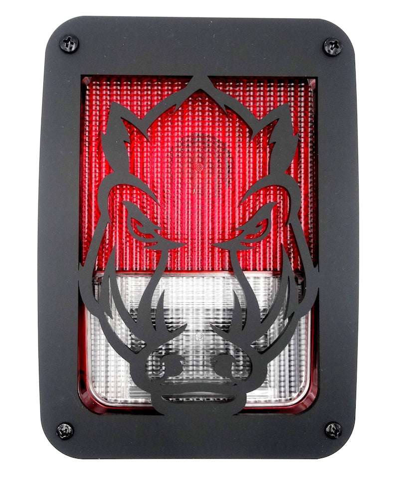 Razorbacks tail light covers / fits 07-18 Jeep Wrangler / JK