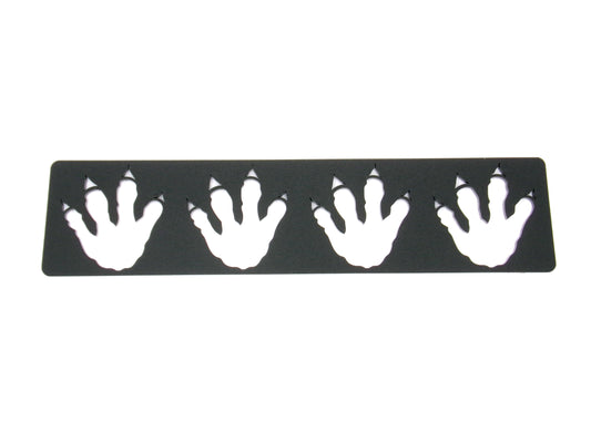 Dinosaur tracks 3rd brake stop light cover for your JK jeep