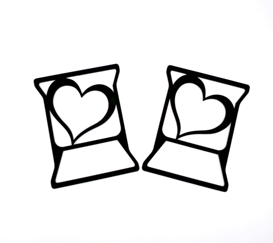 Heart brake light covers for your wrangler JL
