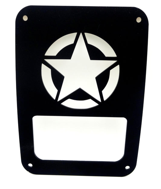 Army star brake light covers