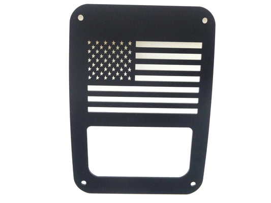 American flag brake light covers