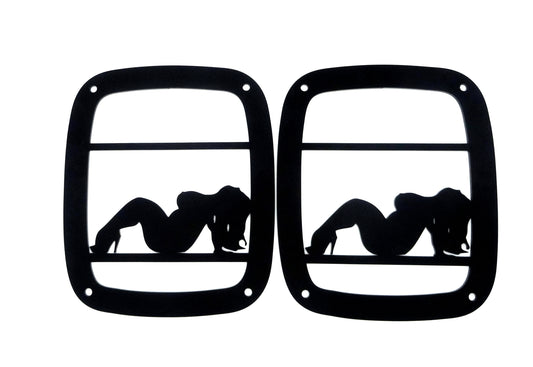 Thick chic brake light covers for your TJ jeep