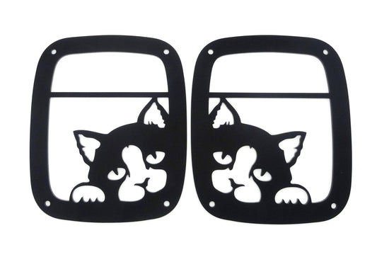 Cat brake light covers for your TJ jeep