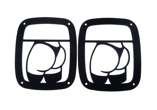Thong brake light covers for your TJ jeep