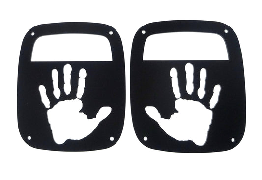 Hand Print brake light covers for your TJ jeep