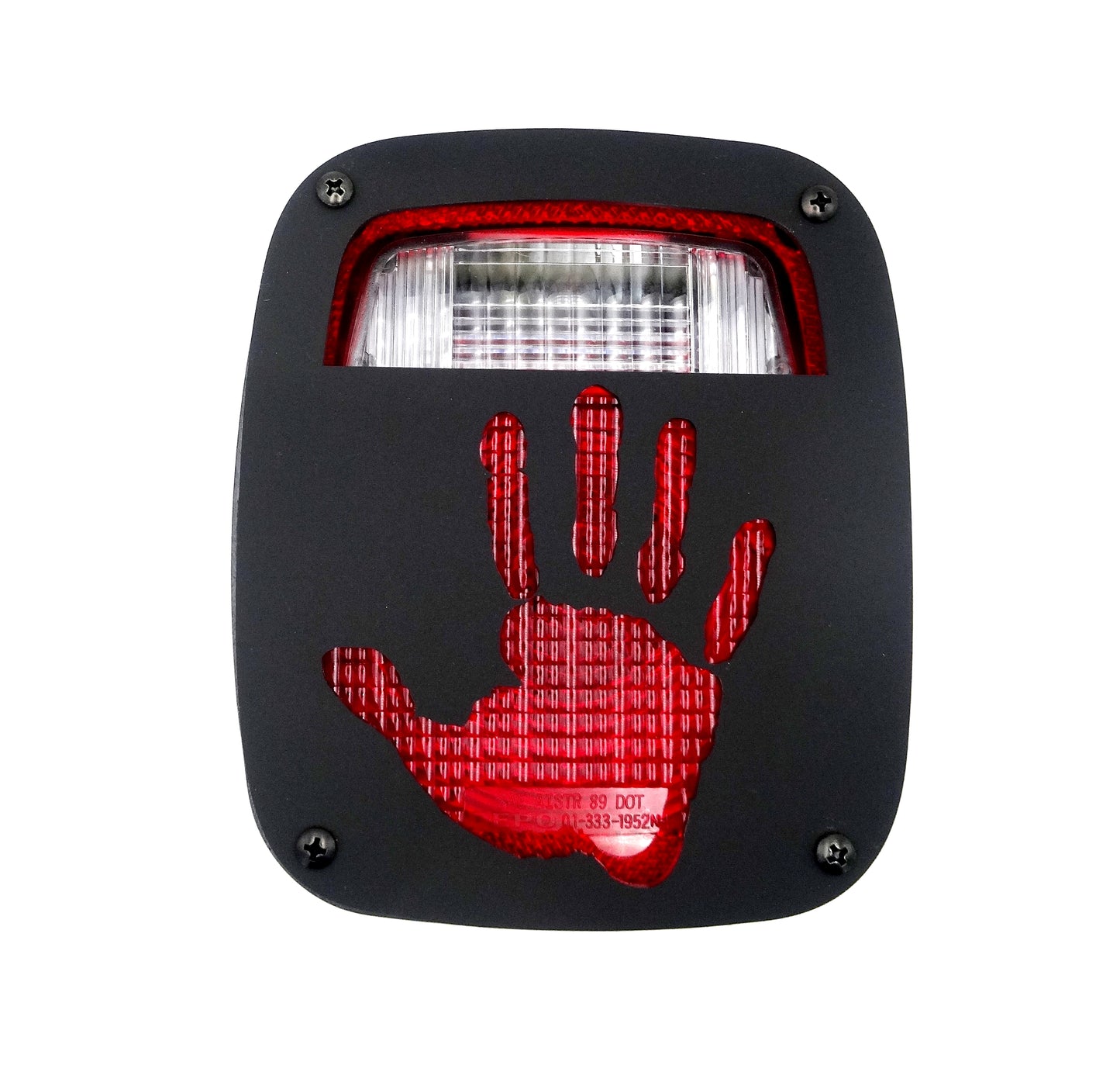 Hand Print brake light covers for your TJ jeep