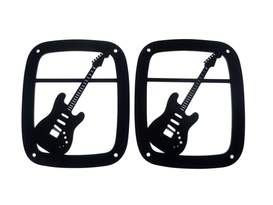 Guitar brake light covers for your TJ jeep