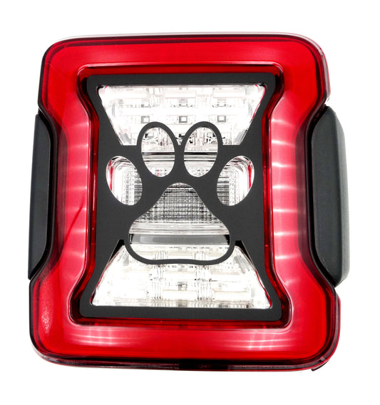 Cat / Dog / paw print brake light covers