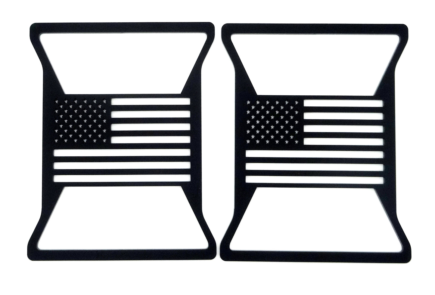 USA flag brake light covers