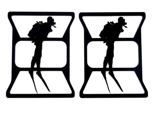 Scuba diver brake light covers