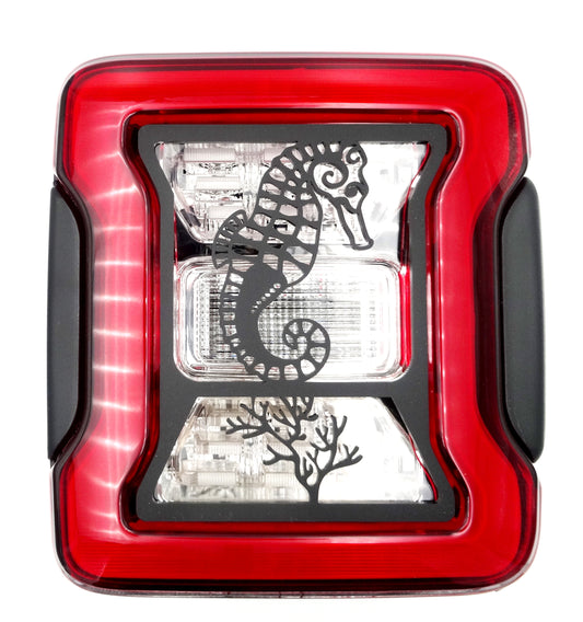 Sea horse bake light covers