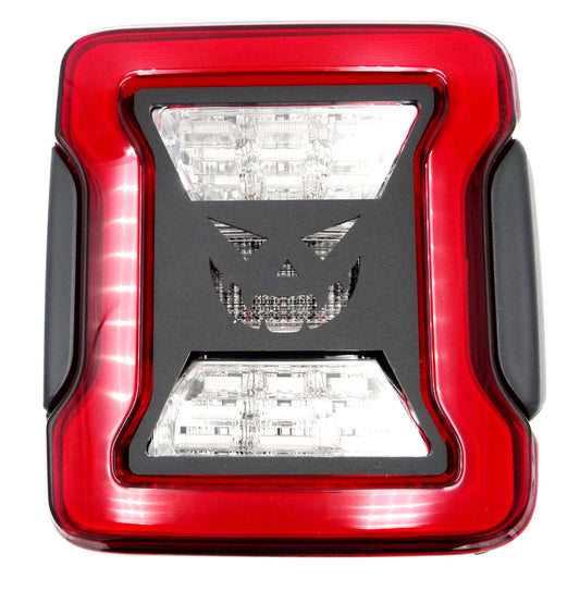 Scary pumpkin brake light covers