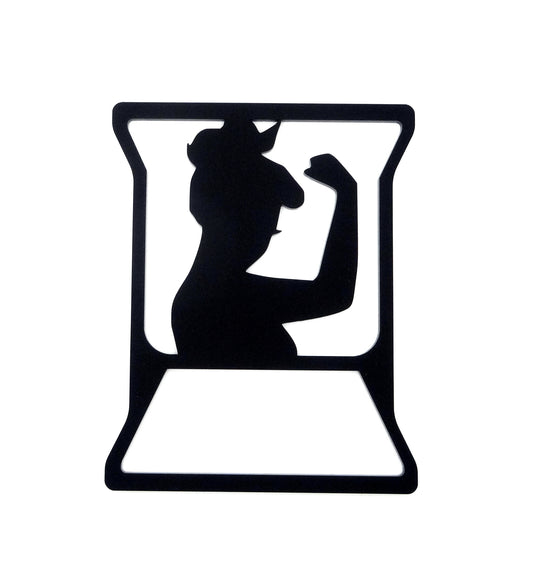 Girl power brake light covers