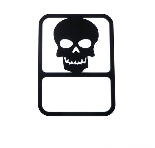 Skull brake light covers for your jeep gladiator / halogen light style