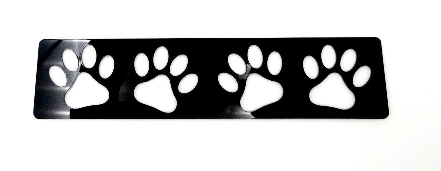 Dog/Cat paw print 3rd stop light cover / fits 07-2017 JK jeeps