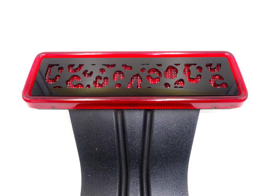 Leopard print 3rd stop light cover / fits 07-2017 JK jeeps