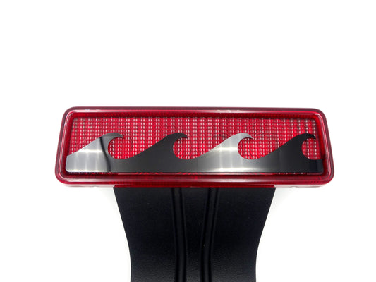 Waves design 3rd stop light cover / fits 01-2017 Jk jeeps