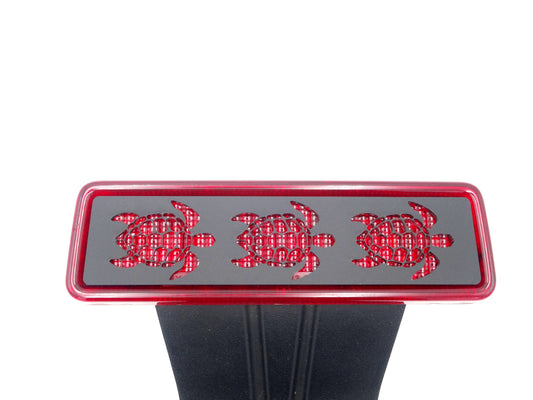 Turtle design 3rd stop light cover / Fits 07-2017 JK jeeps