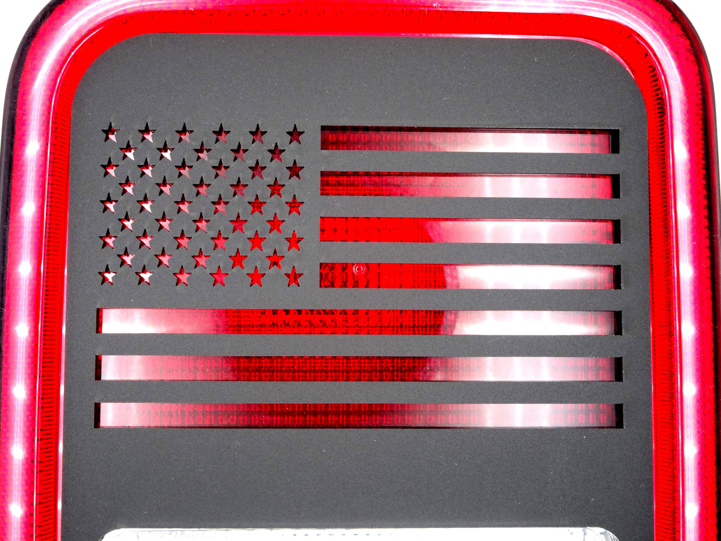 American flag / brake tail light covers
